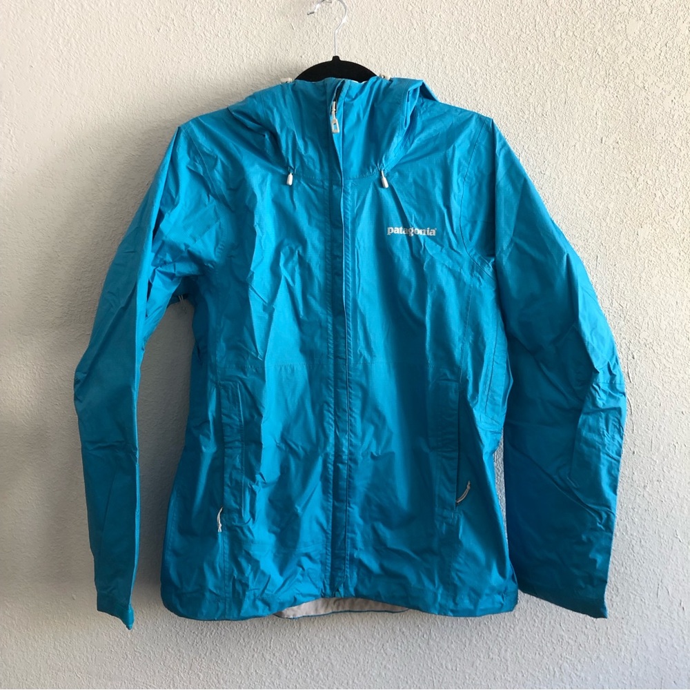 Patagonia Blue Rain Jacket